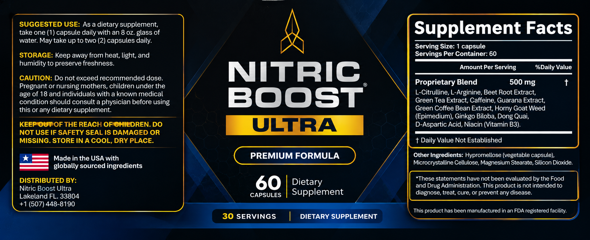 Nitric Boost ingredients